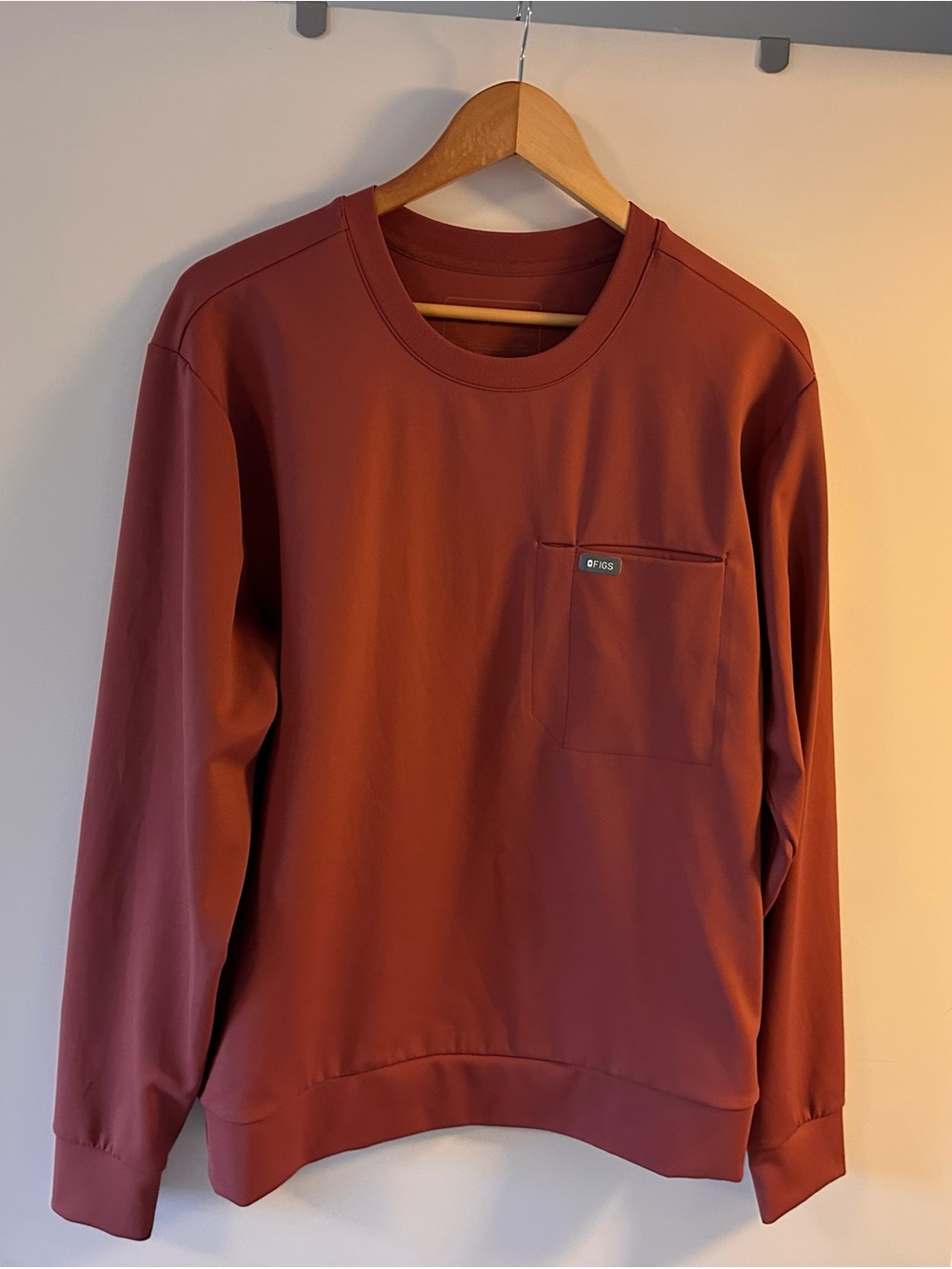 Figs Women’s Like New Form X Rosewood Crewneck L
